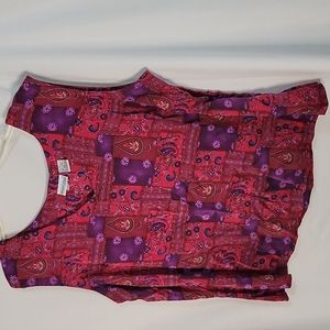 100% Newport News silk blouse.